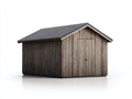 Gartenhäuser aus Holz 300 x 240 x 245 cm - Dunkelbraun und Anthrazit - Gerätehaus mit Einzeltür und Satteldach